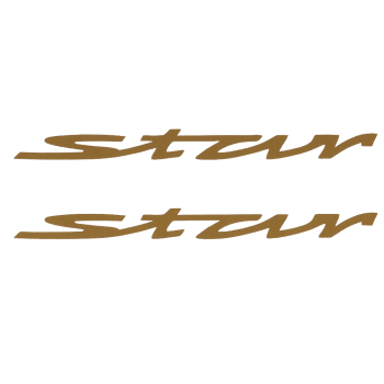 Klebefolie, Tankaufkleber, Simson Star SR4-2 (alt)
